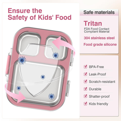 HOMEKOL bento inside a standard lunch bag demonstrating compact fit