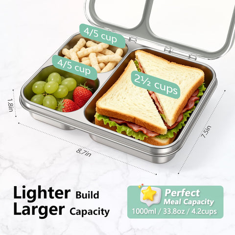 HOMEKOL open top showing stainless steel tray and three compartments benefit organization