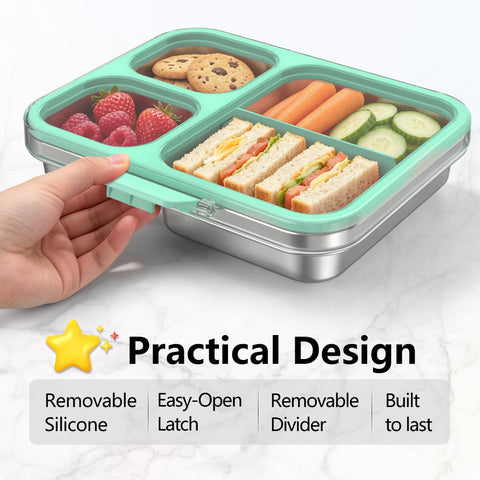 HOMEKOL packed lunch lifestyle shot with sandwich fruit and salad for balanced meal presentation