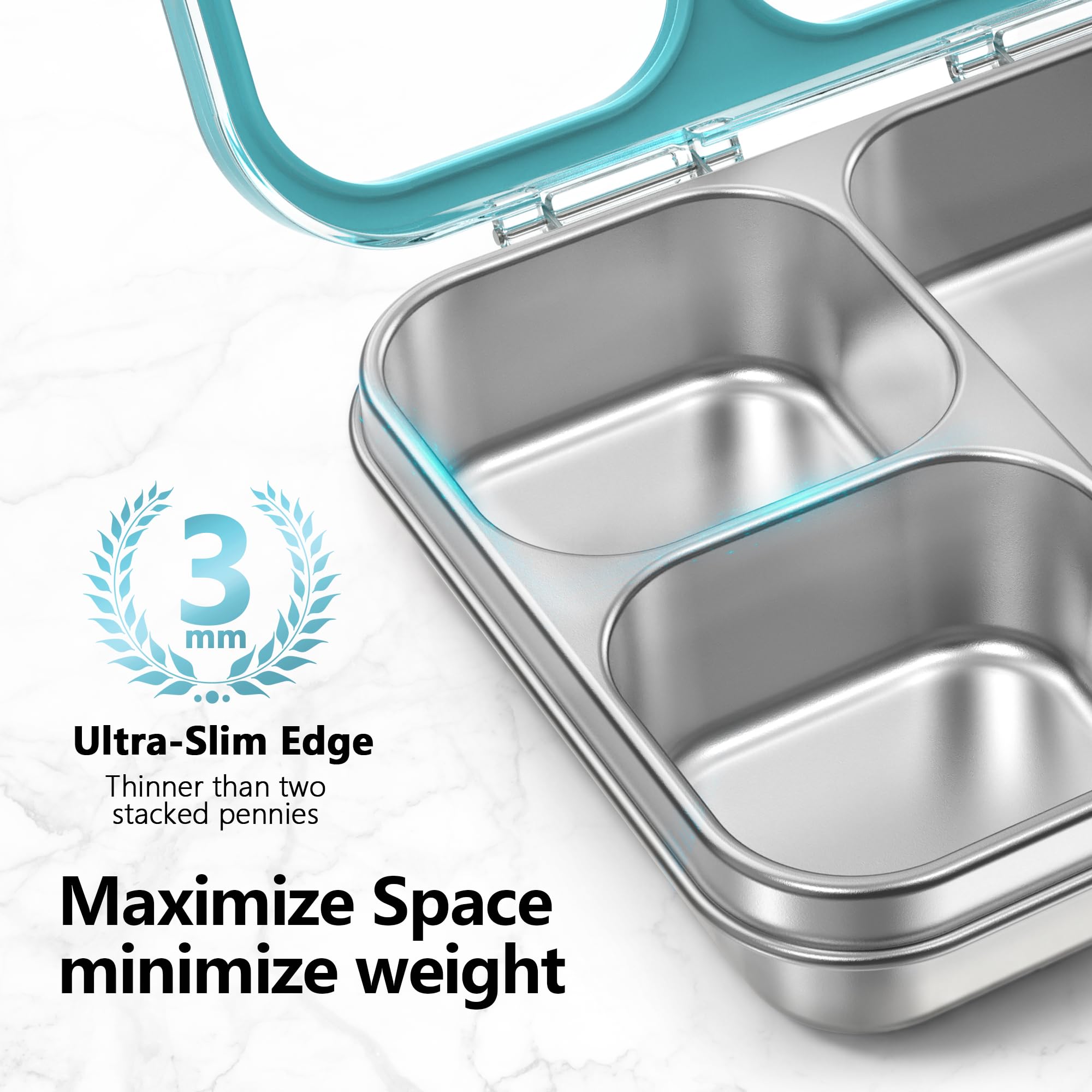 HOMEKOL clear Tritan lid detail showing transparency and BPA-free safety