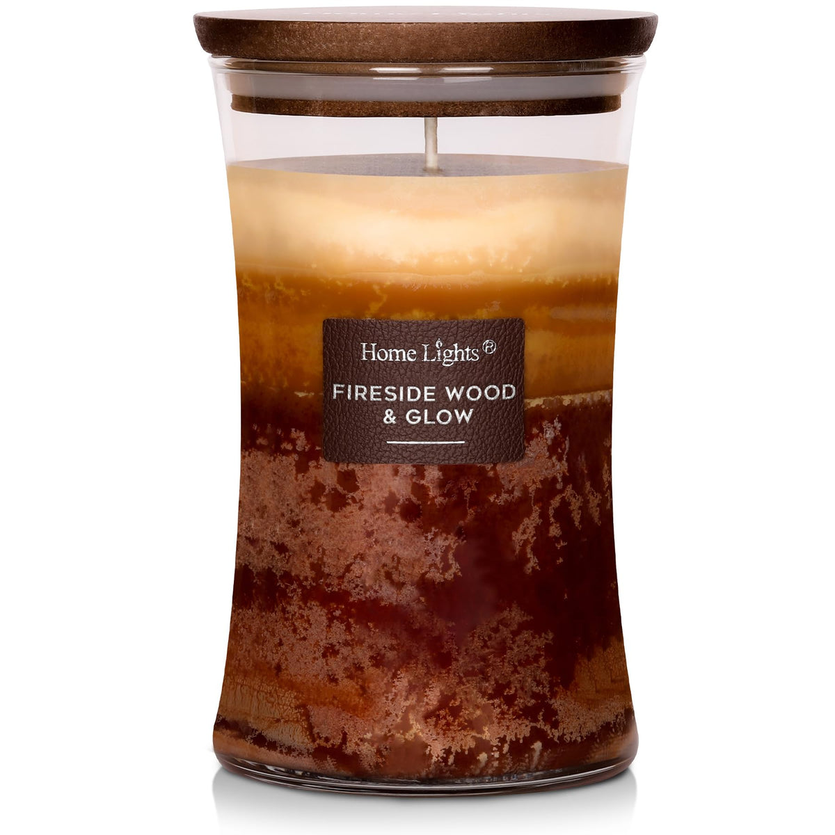 HomeLights large jar front view showing stylish label and decor appeal