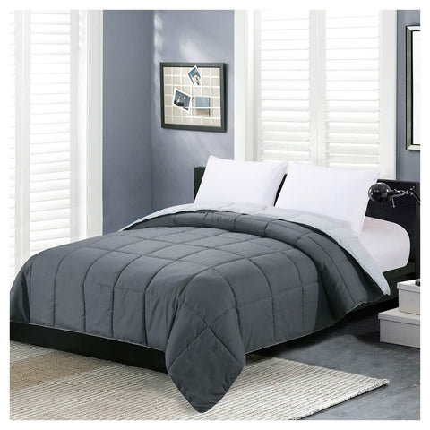 Homelike Moment comforter front view showing neat finish and color, adds style