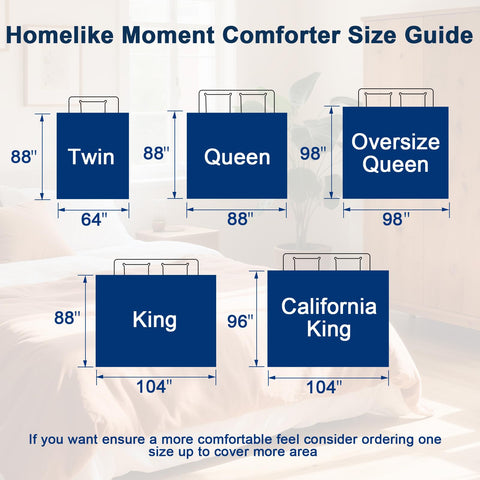 Homelike Moment next to ruler showing twin size scale for correct fit