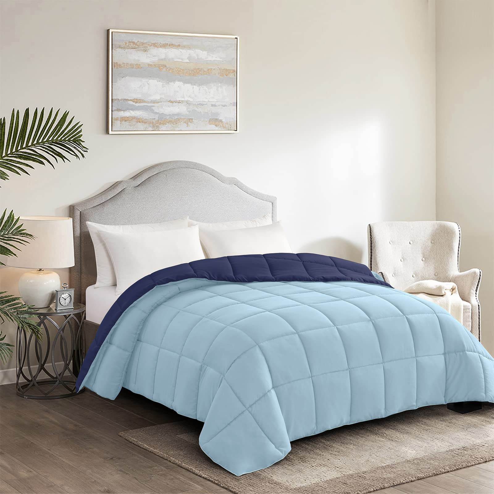Homelike Moment corner tab detail showing secure attachment benefit for duvet covers