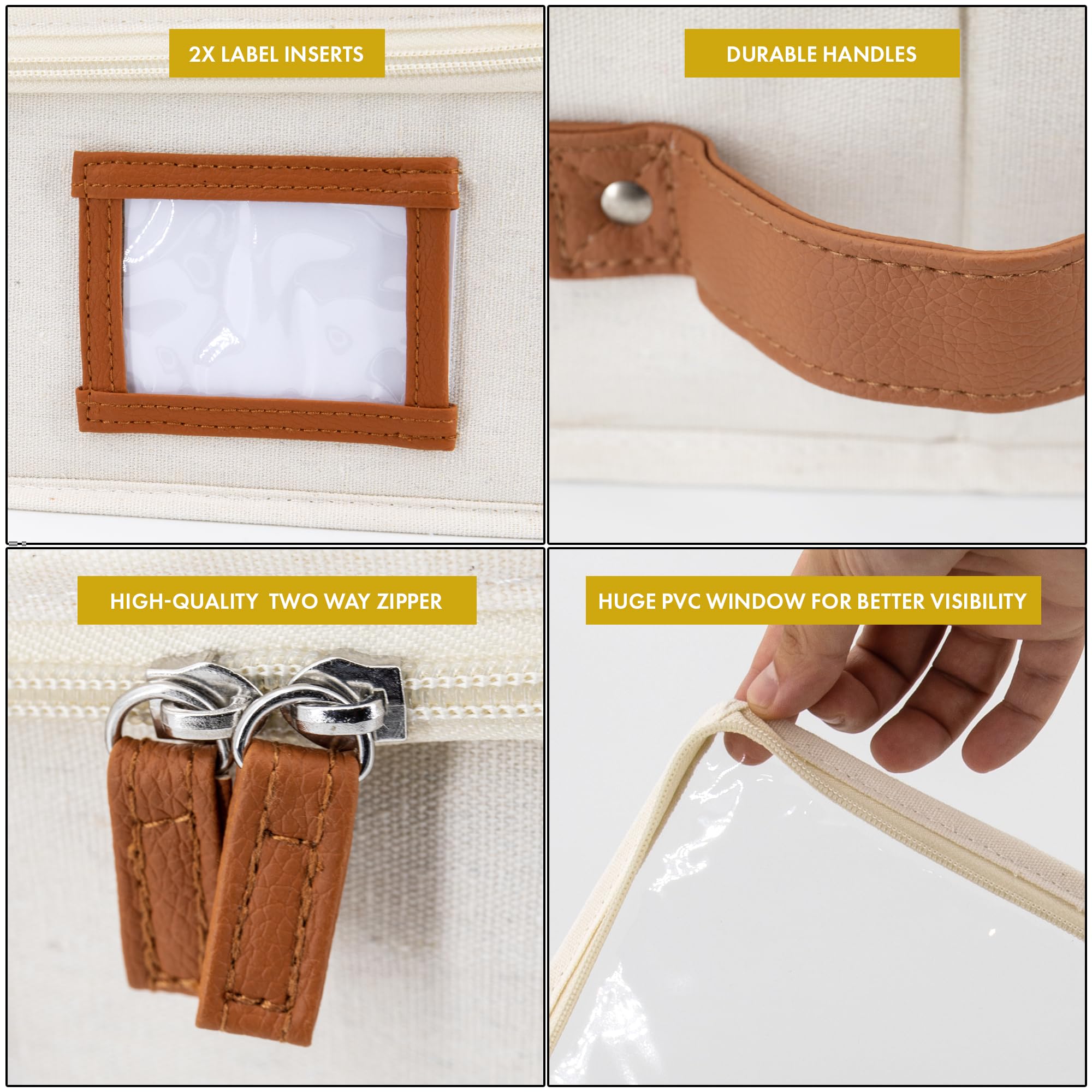 HOMELUX THEORY under-bed box beside shoes showing slim profile and capacity