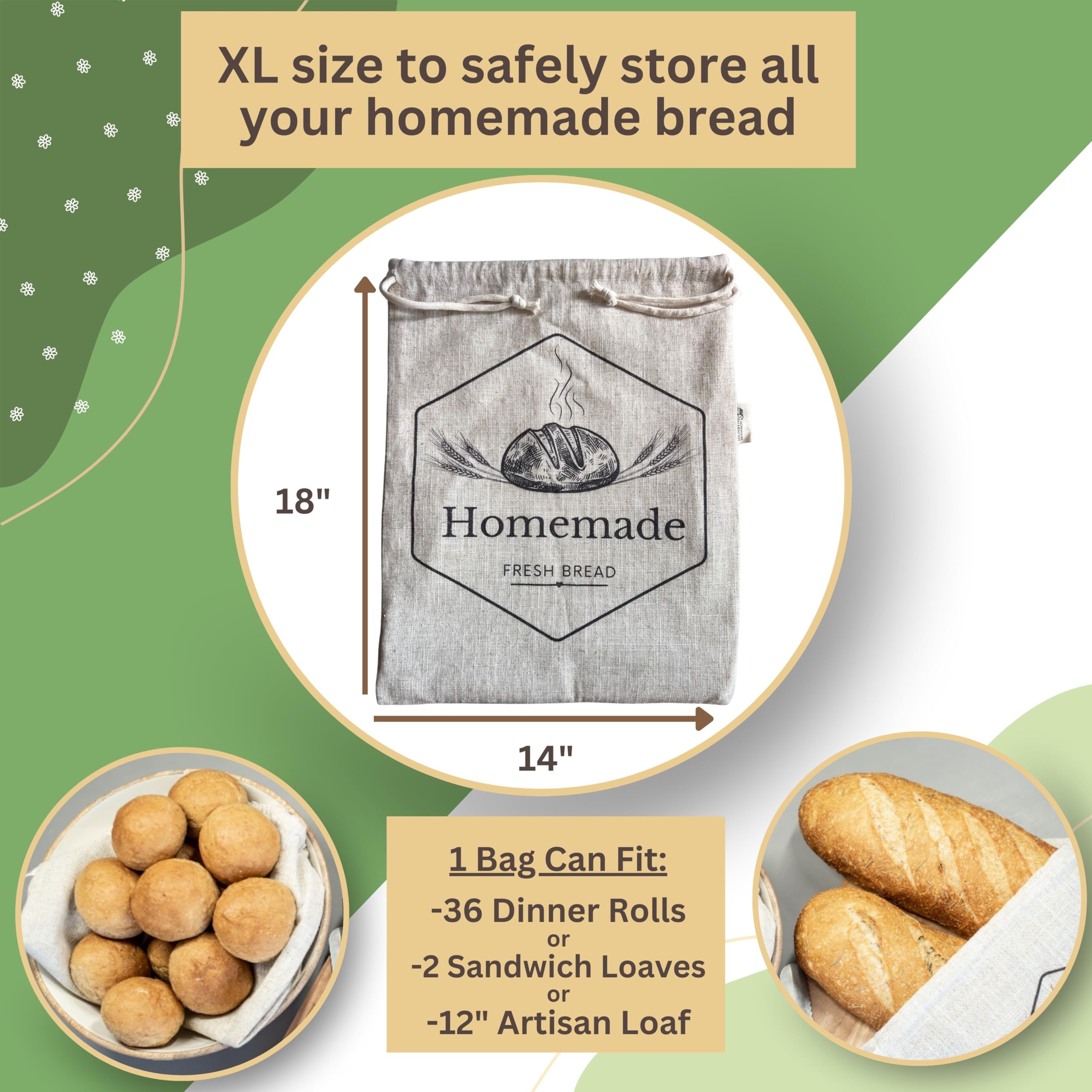 HOMEMAKERS HARMONY artisan loaf inside bag preserving crust benefit