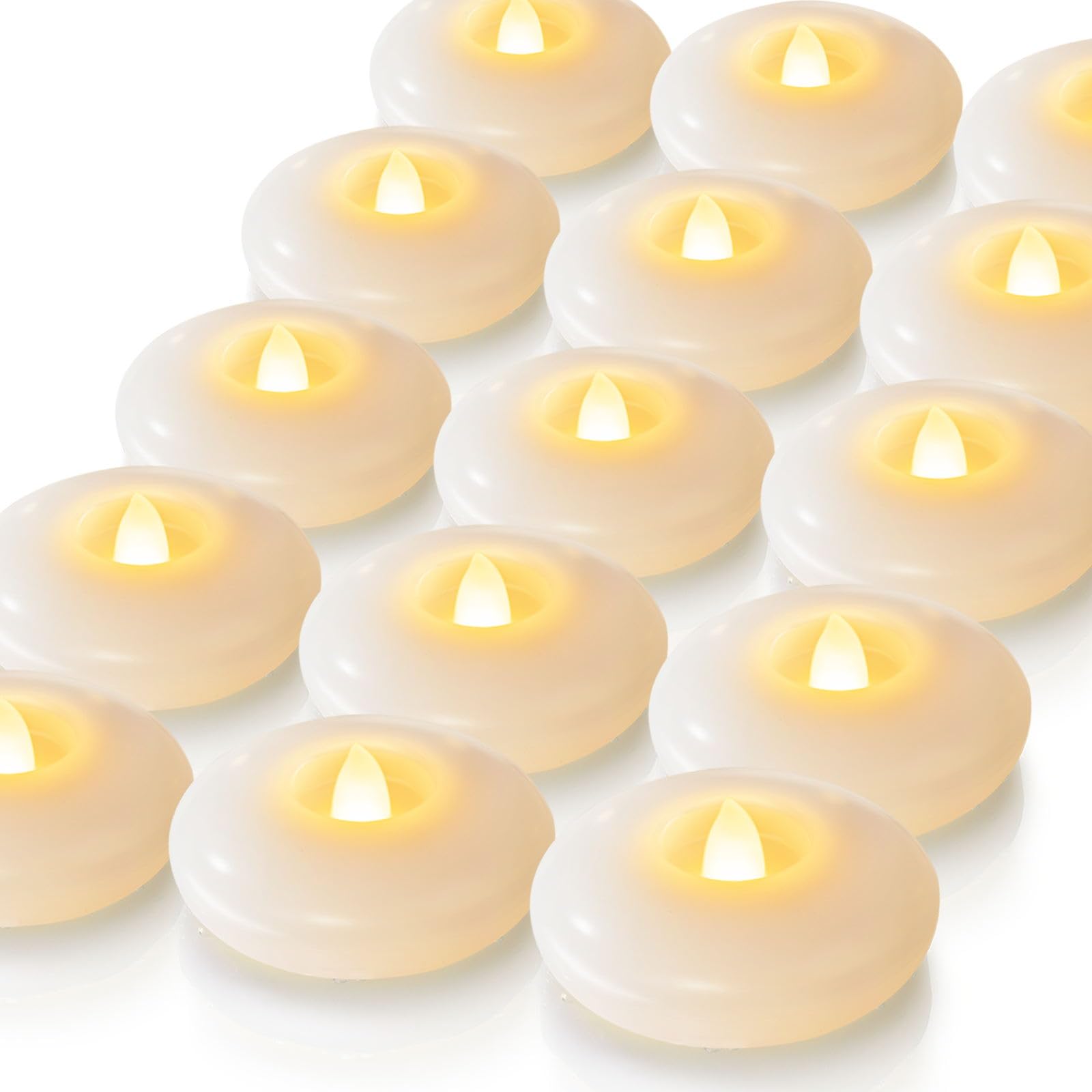 Homemory front packaging showing 24-pack, clear view and benefit long-lasting light