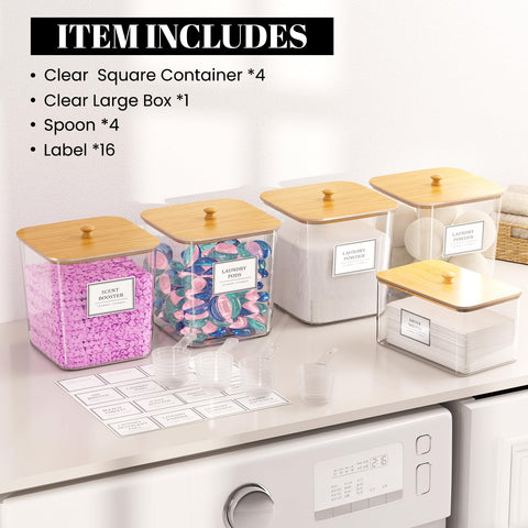 HomePekite kitchen lifestyle with jars on shelf illustrating versatile organization benefit