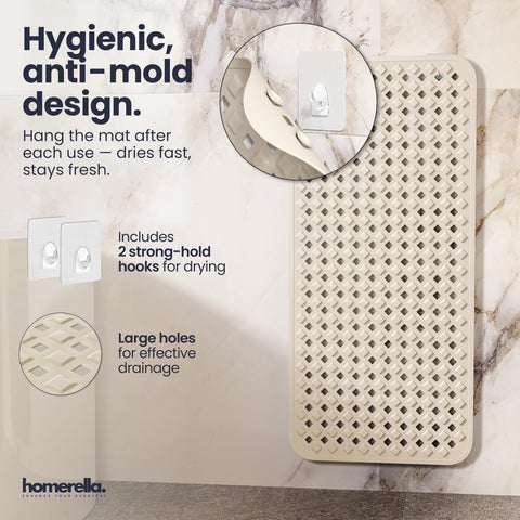 Homerella large drainage holes allow fast water flow