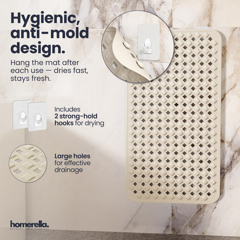 homerella large drainage holes detail for rapid water flow