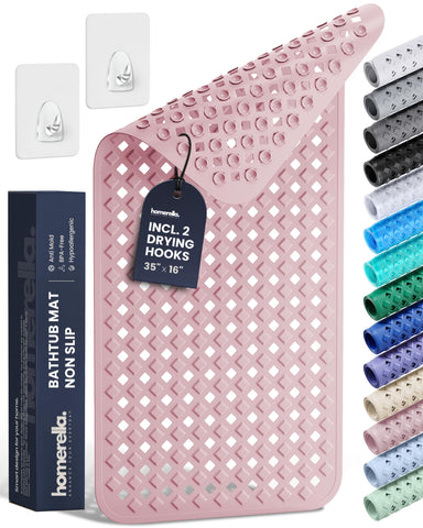 Homerella front view showing mat and packaging, highlights secure grip