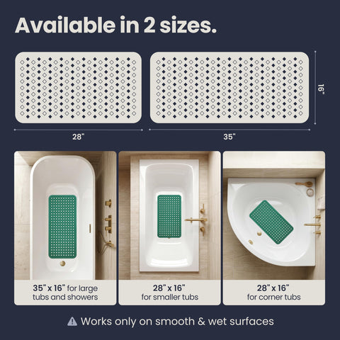Homerella included adhesive hooks hung with mat for convenient drying