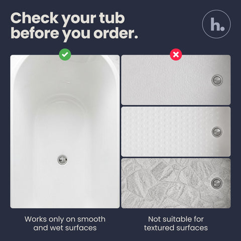 homerella underside suction cups giving strong tub grip