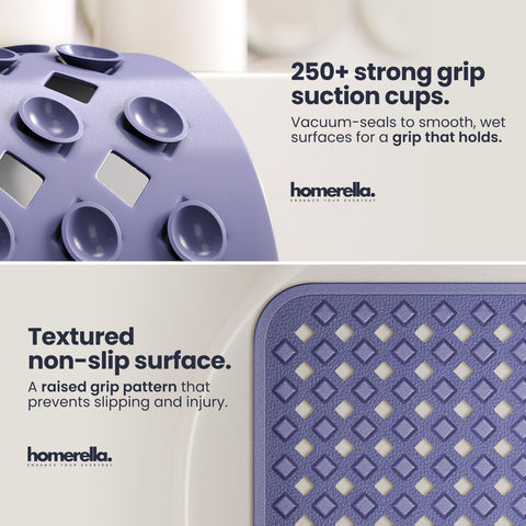 Homerella close-up of textured top surface for improved traction benefit