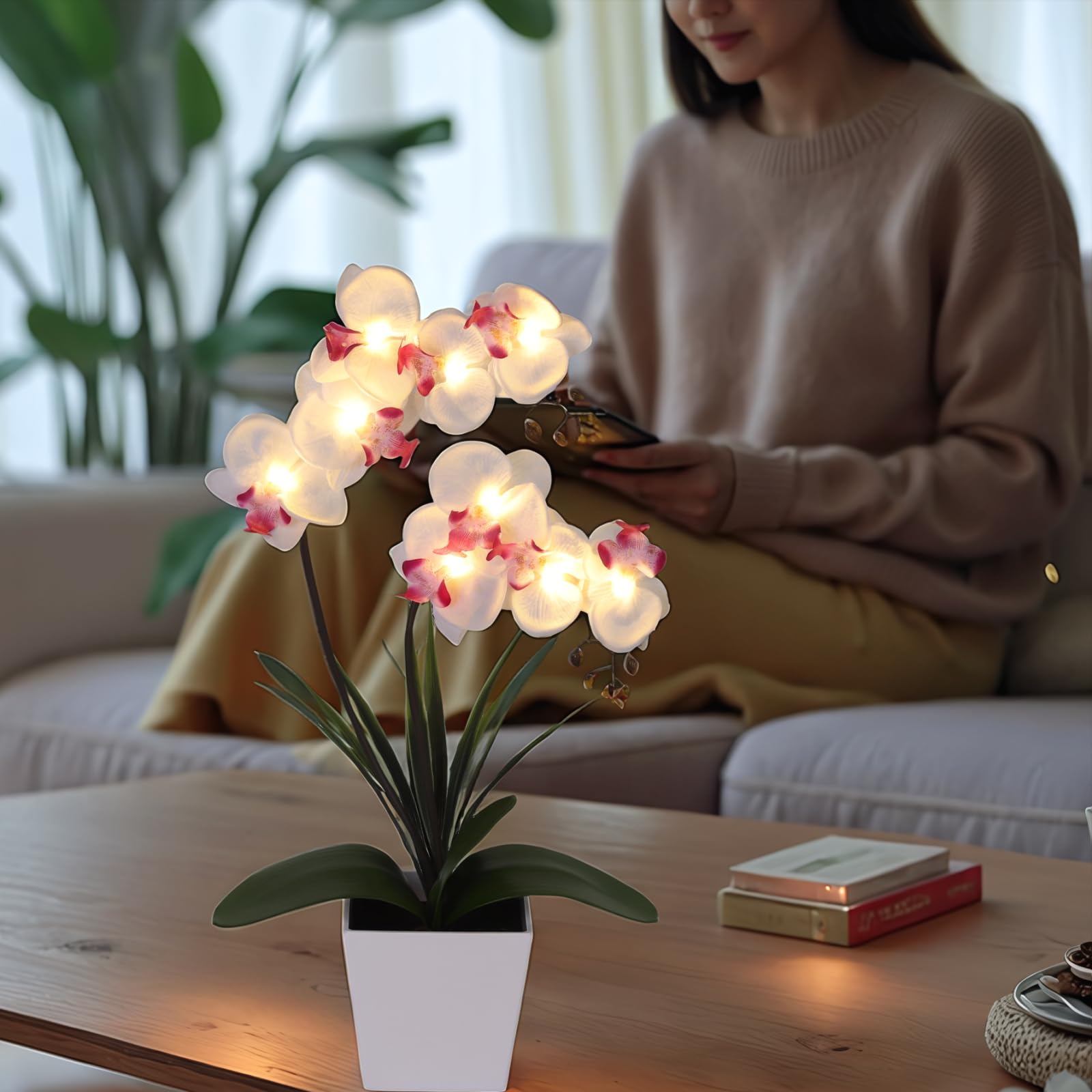 HOMESEASONS detailed look at stems and leaves highlighting lifelike finish