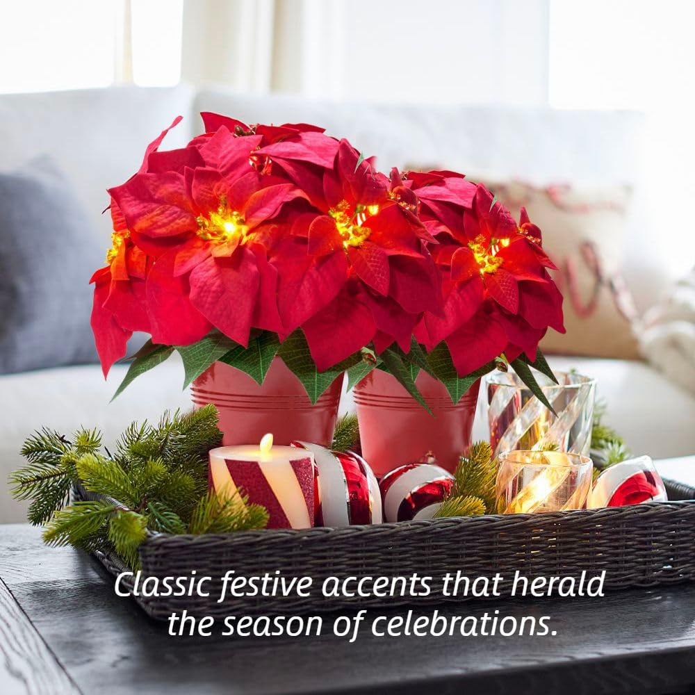 HOMESEASONS close-up of petals and leaves showing realistic velvet texture benefit visual appeal