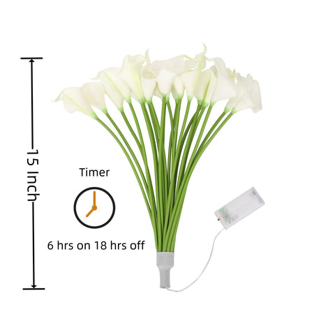 HOMESEASONS bendable stems arranged in vase for customizable styling