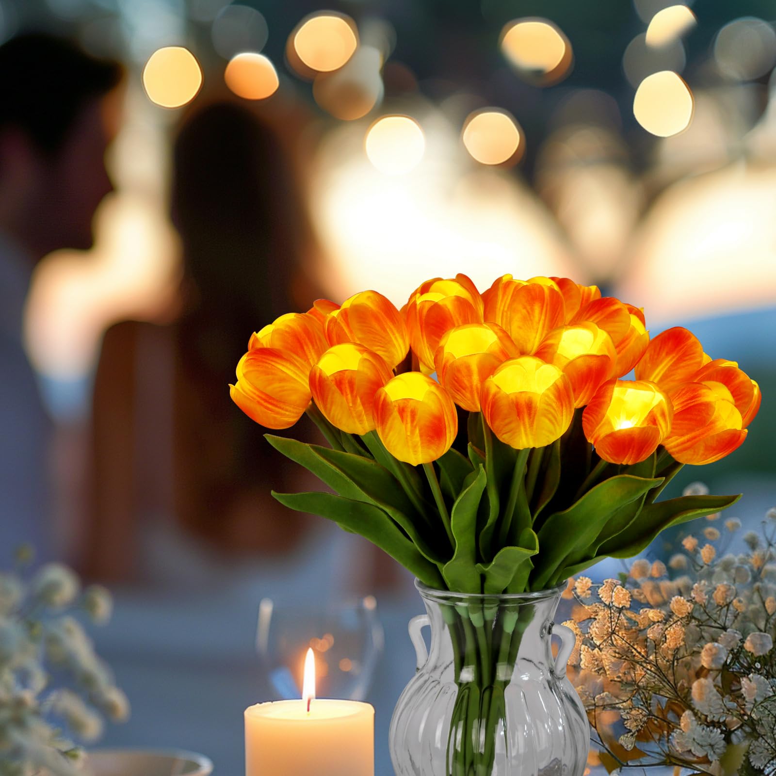 HOMESEASONS styled stems in a vase demonstrating flexible arrangement options