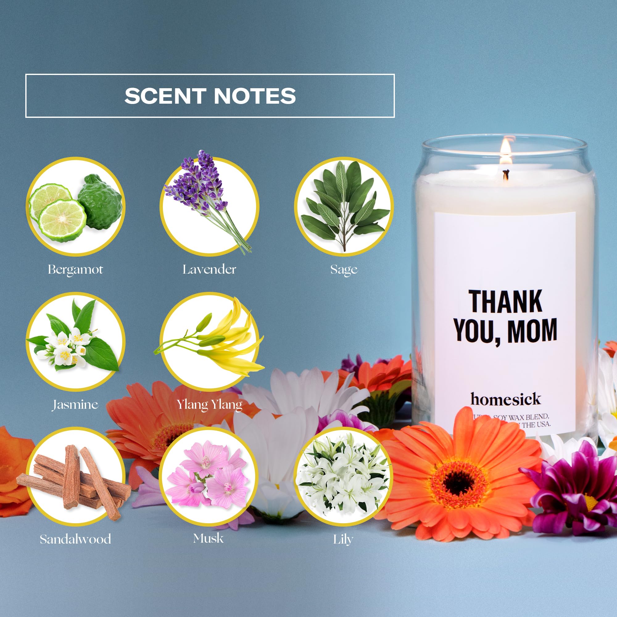 Homesick glass jar reused as small vase showcasing reusable container benefit