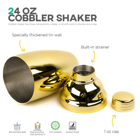 Homestia gold muddler and bar spoon detail for efficient crushing and stirring