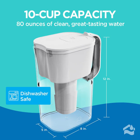 HomeWater pitcher stored in fridge offering chilled filtered water on demand