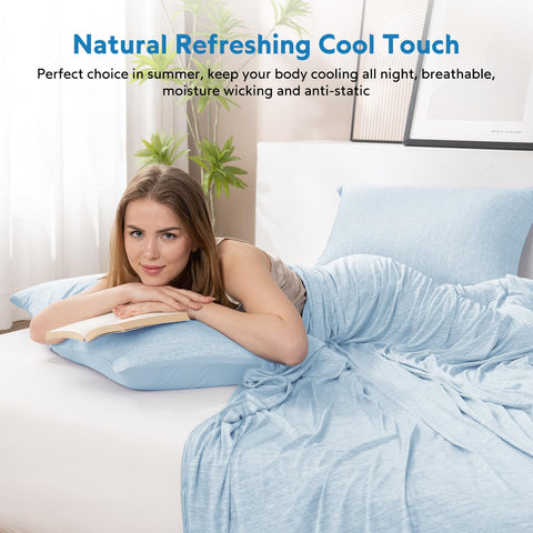 HOMFINE cooling blanket mica nylon reverse close-up for smooth skin-friendly comfort