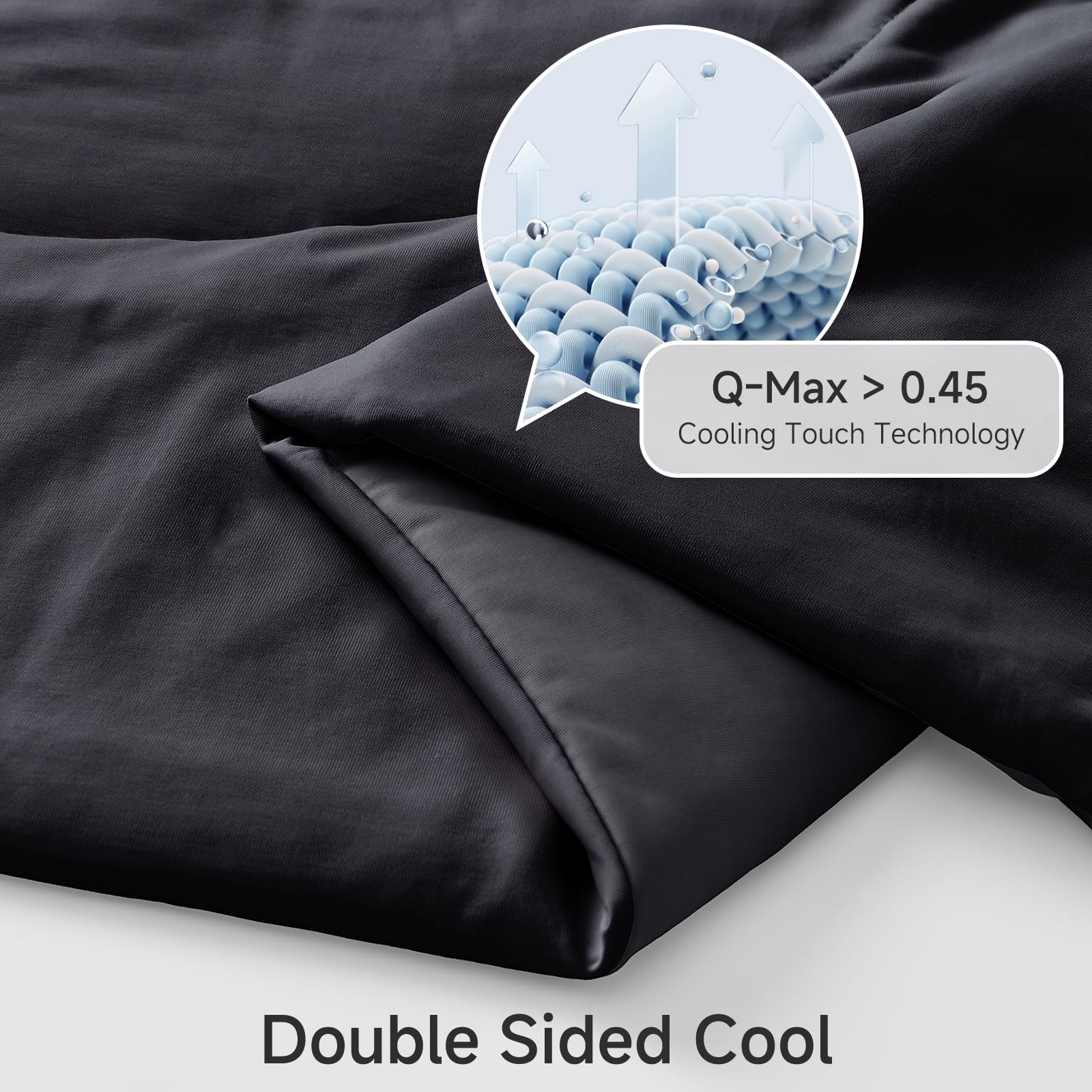 HOMFINE quilt stitch detail demonstrating secure fill and lasting shape benefit