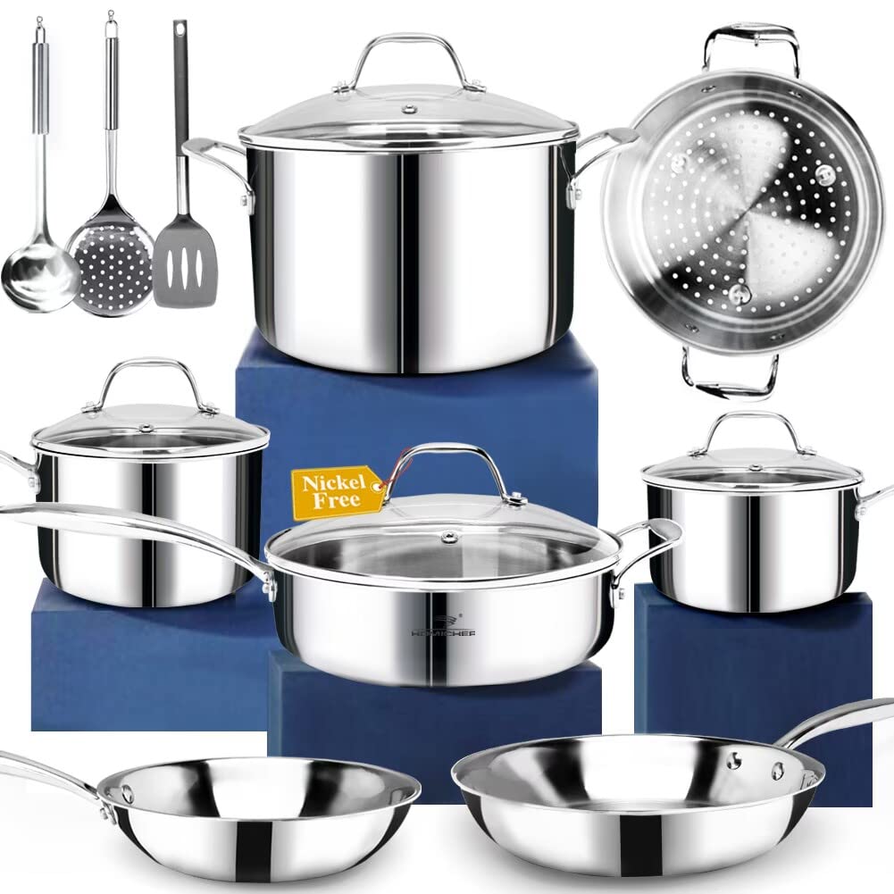 HOMICHEF front packaging and full set displayed, showing complete pieces and health benefit