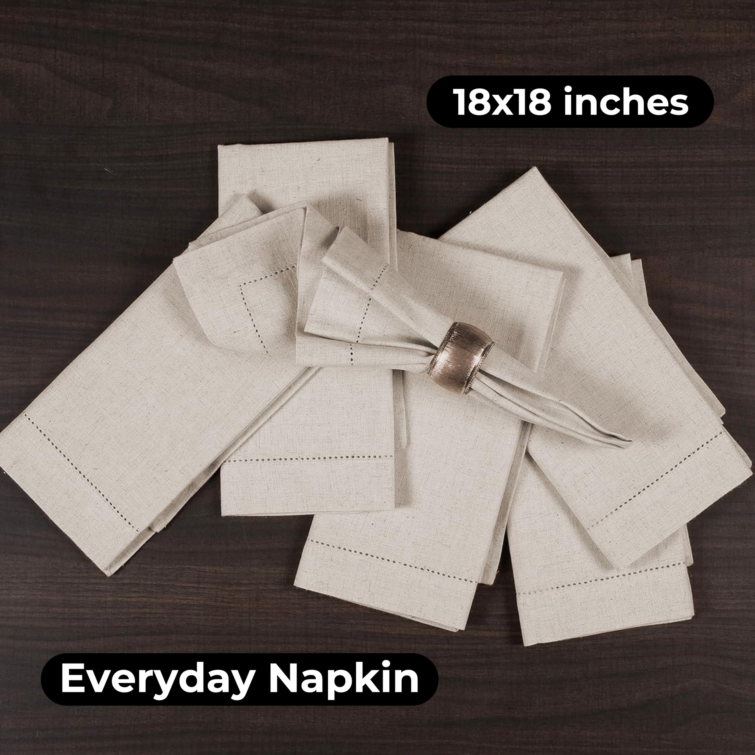 HOMIDATE folded napkin at place setting illustrating elegant presentation