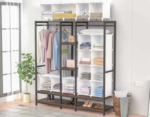 HOMIDEC assembled unit in living room demonstrating organized space-saving benefit