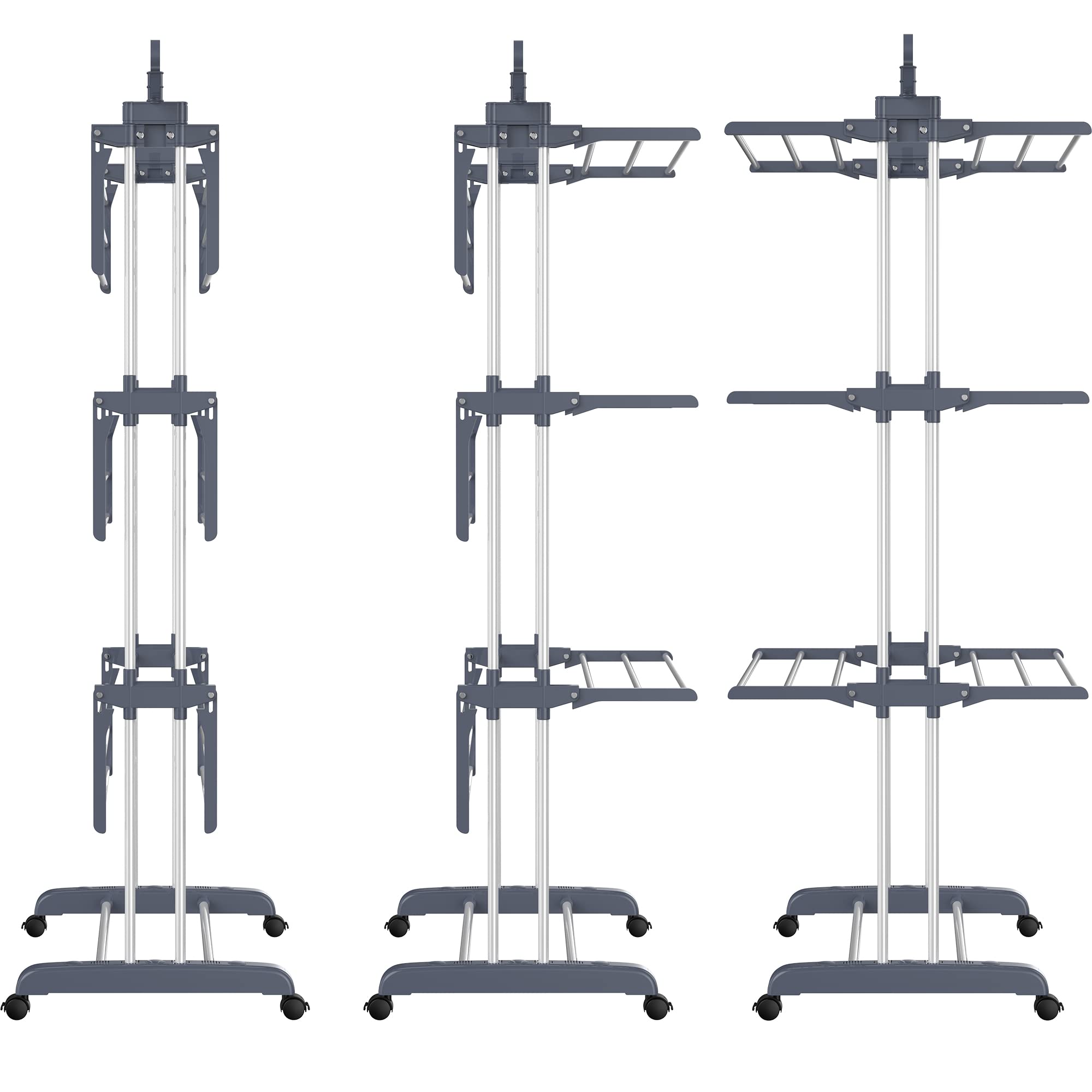 HOMIDEC assembly components laid out illustrating quick, tool-free setup