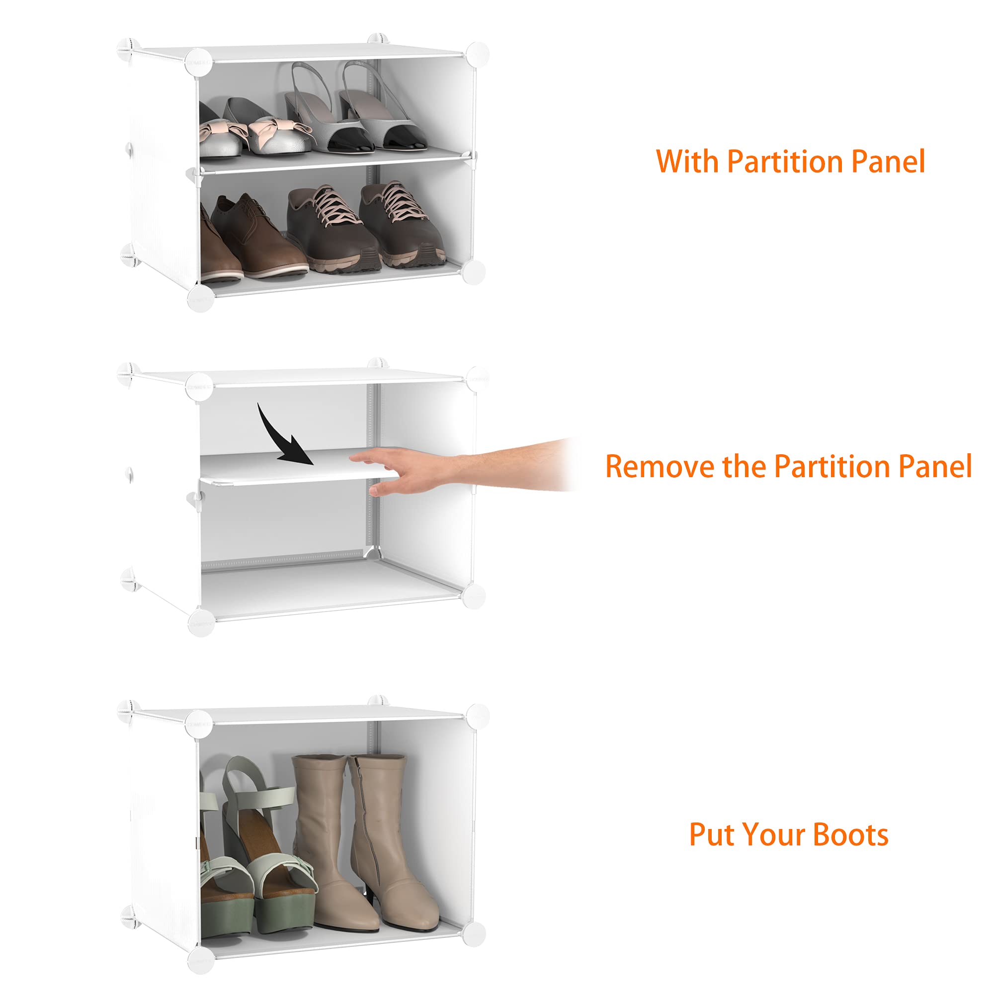 HOMIDEC metal frame joint view providing extra vertical stability