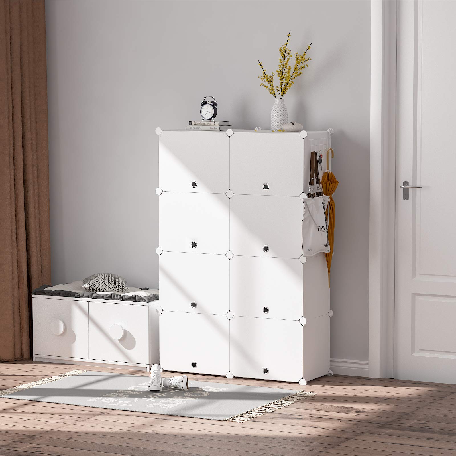 HOMIDEC side profile highlighting slim depth for narrow spaces