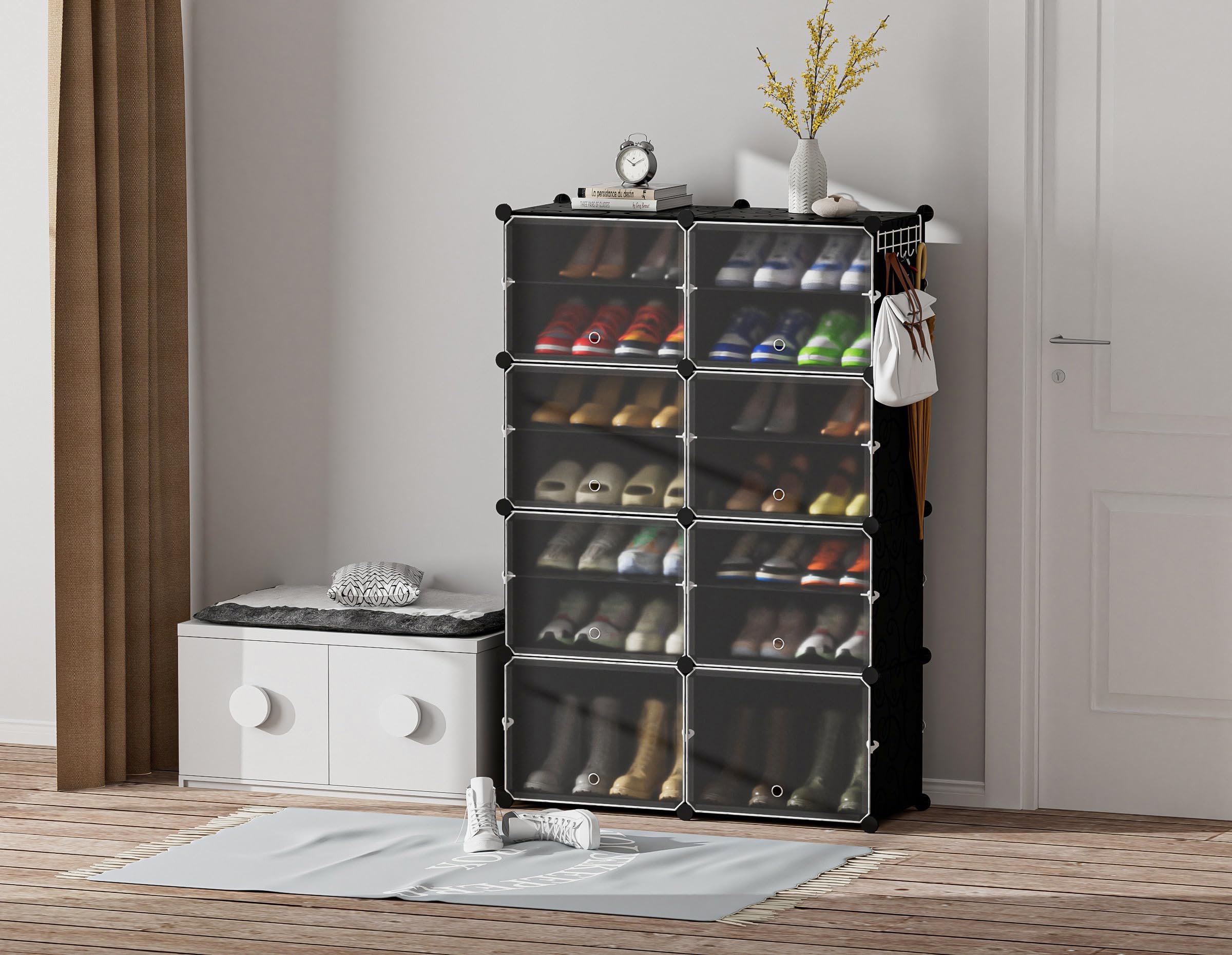 HOMIDEC side profile highlighting slim footprint for narrow spaces