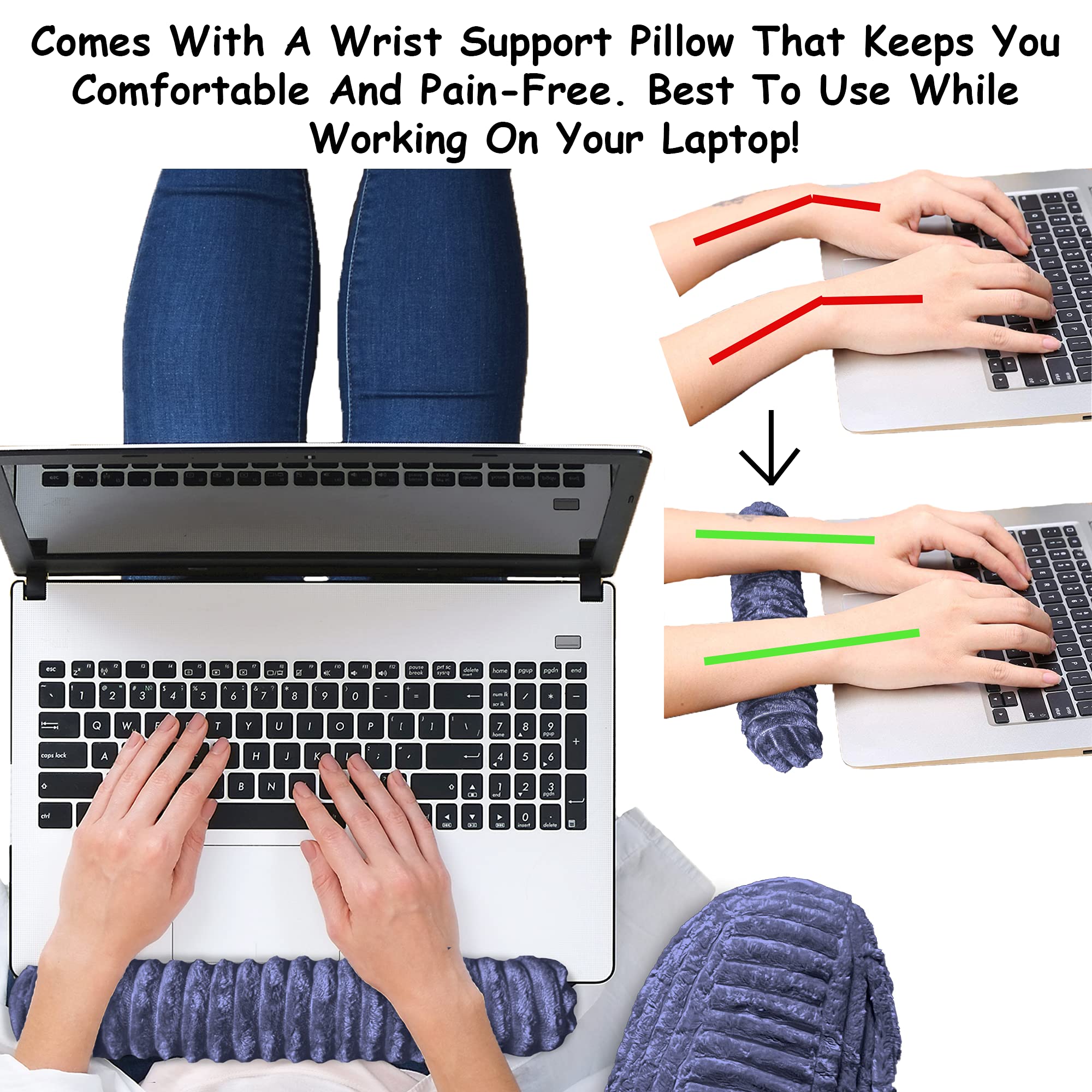 Homie in bed lifestyle scene showing ergonomic support while reading