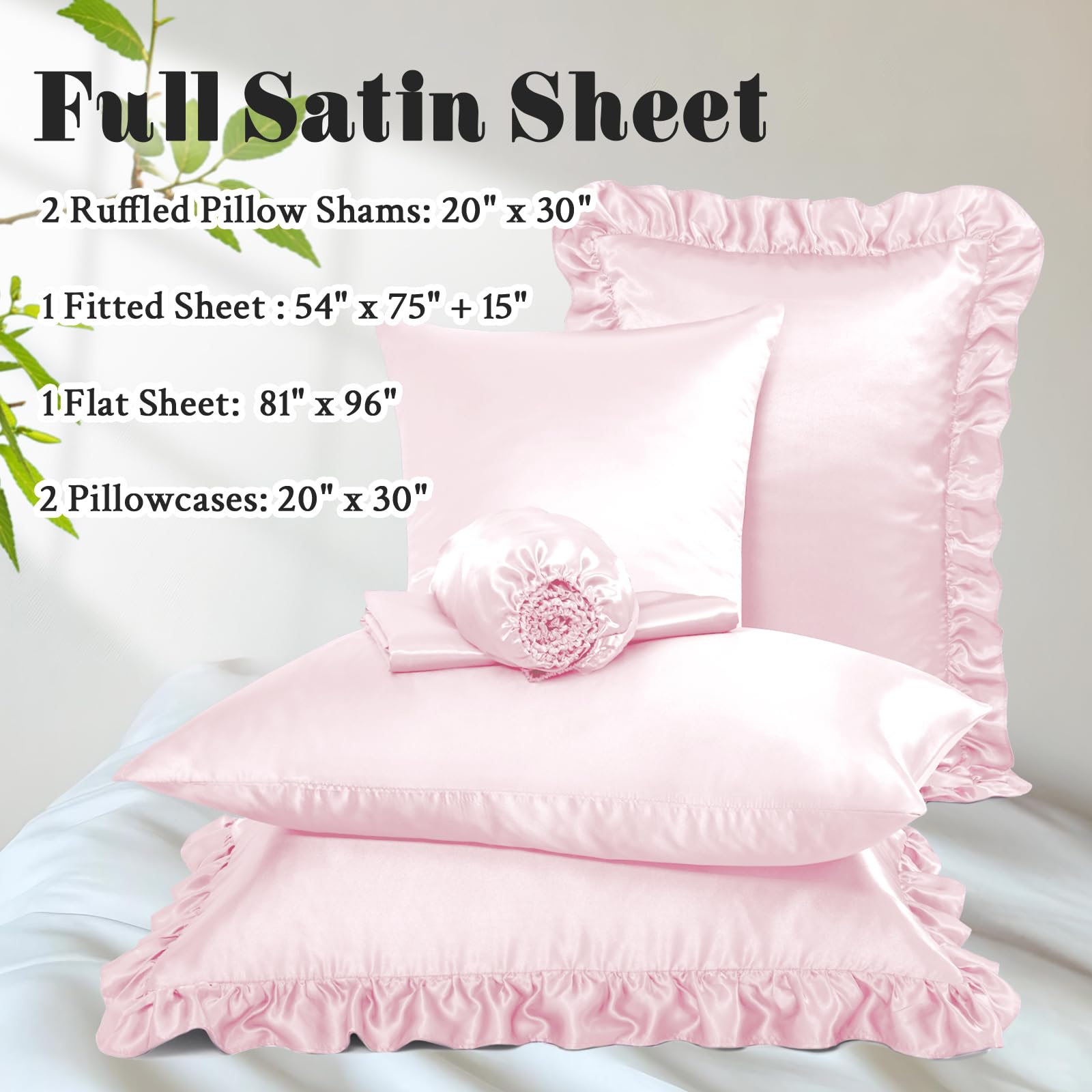 Homiest ruffled pillowcase detail highlighting decorative trim and soft texture benefit
