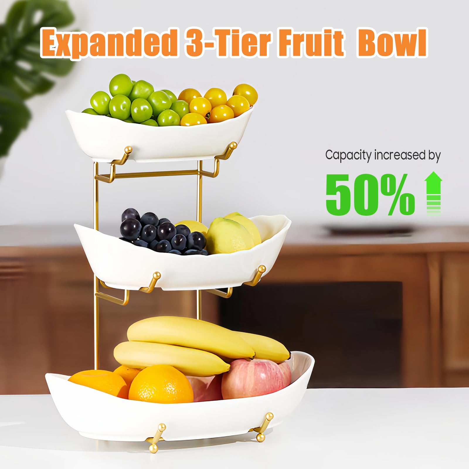 HOMKULA side profile with fruit illustrating vertical storage and space saving benefit