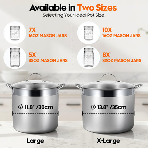 HOMKULA tool set arranged showing heat-safe handles for safer canning benefit