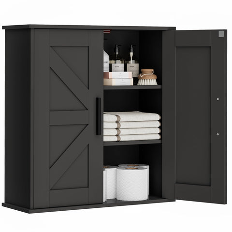 Homleke front view with closed doors showing sleek storage benefit