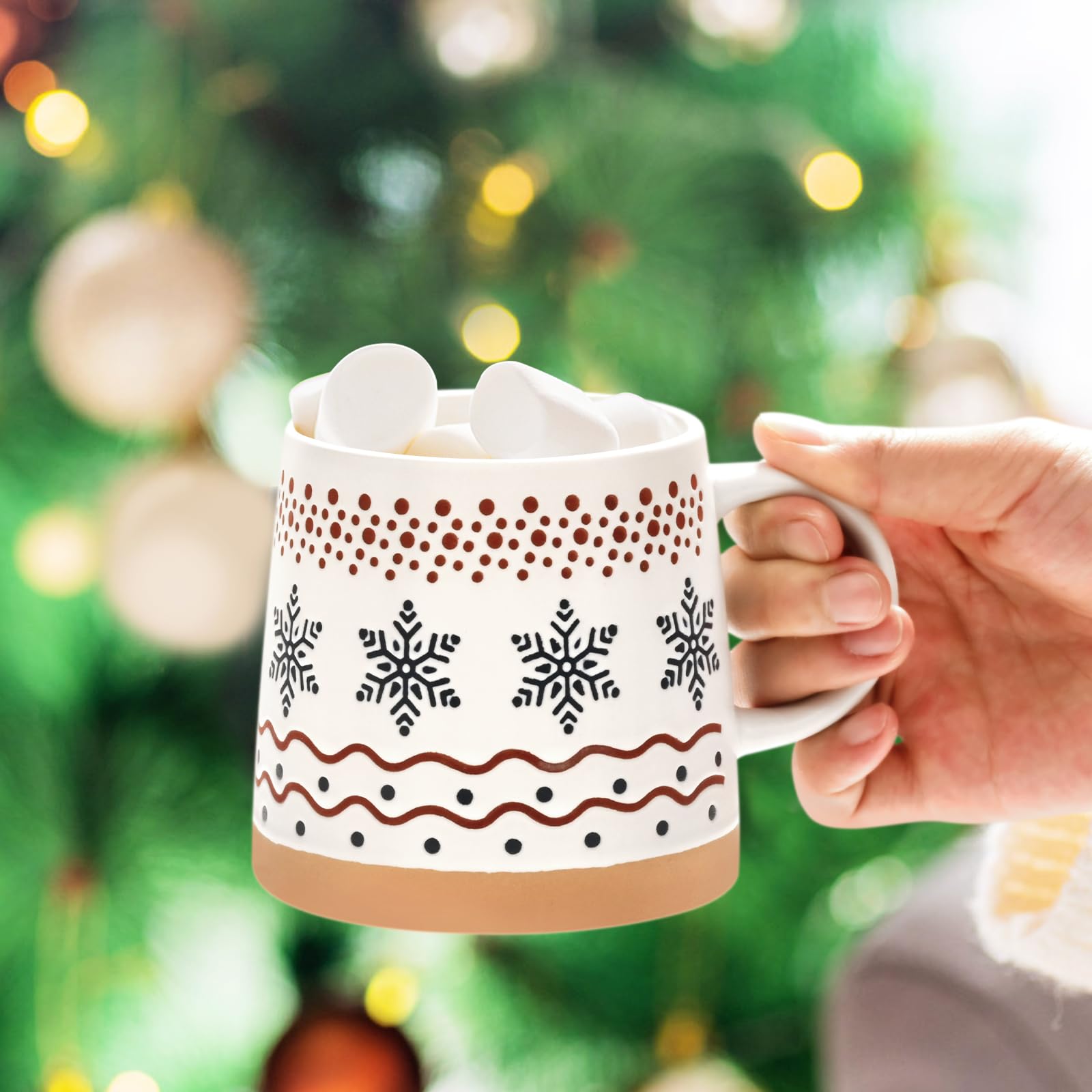Homlouue open gift box displaying all four mugs arranged for gifting convenience