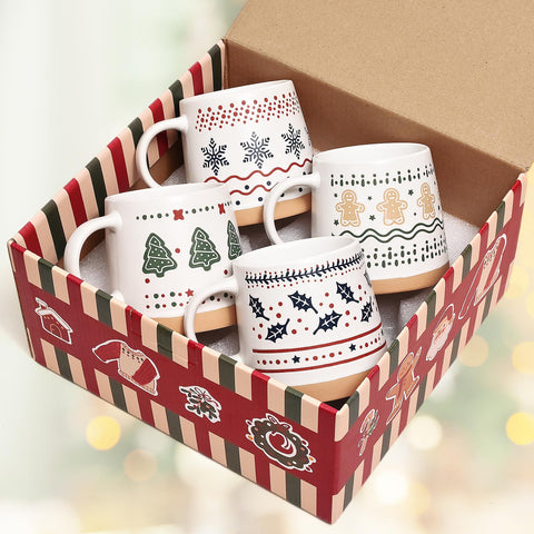 Homlouue mug filled with hot cocoa demonstrating microwave-safe everyday use