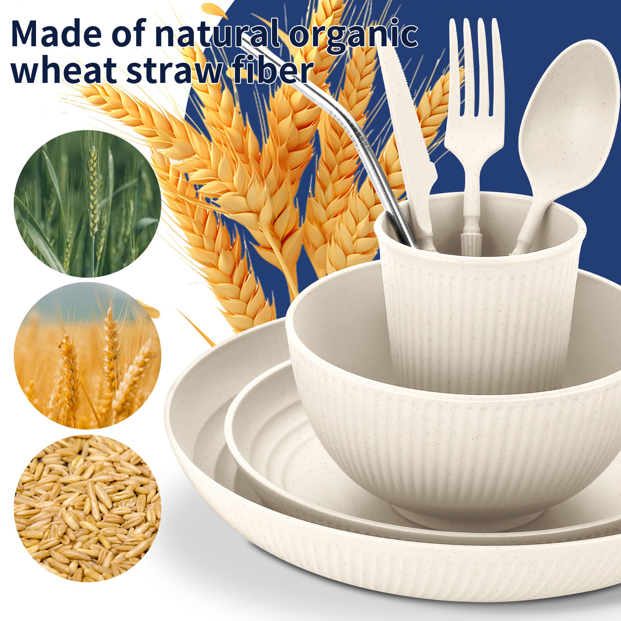 Hommaly utensils and reusable straw detail emphasizing complete place settings and convenience