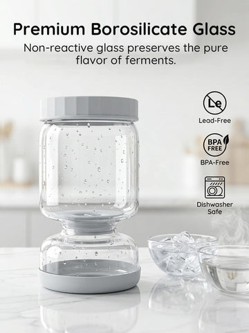 Homnoble pickle jar silicone strainer close-up highlighting removable design