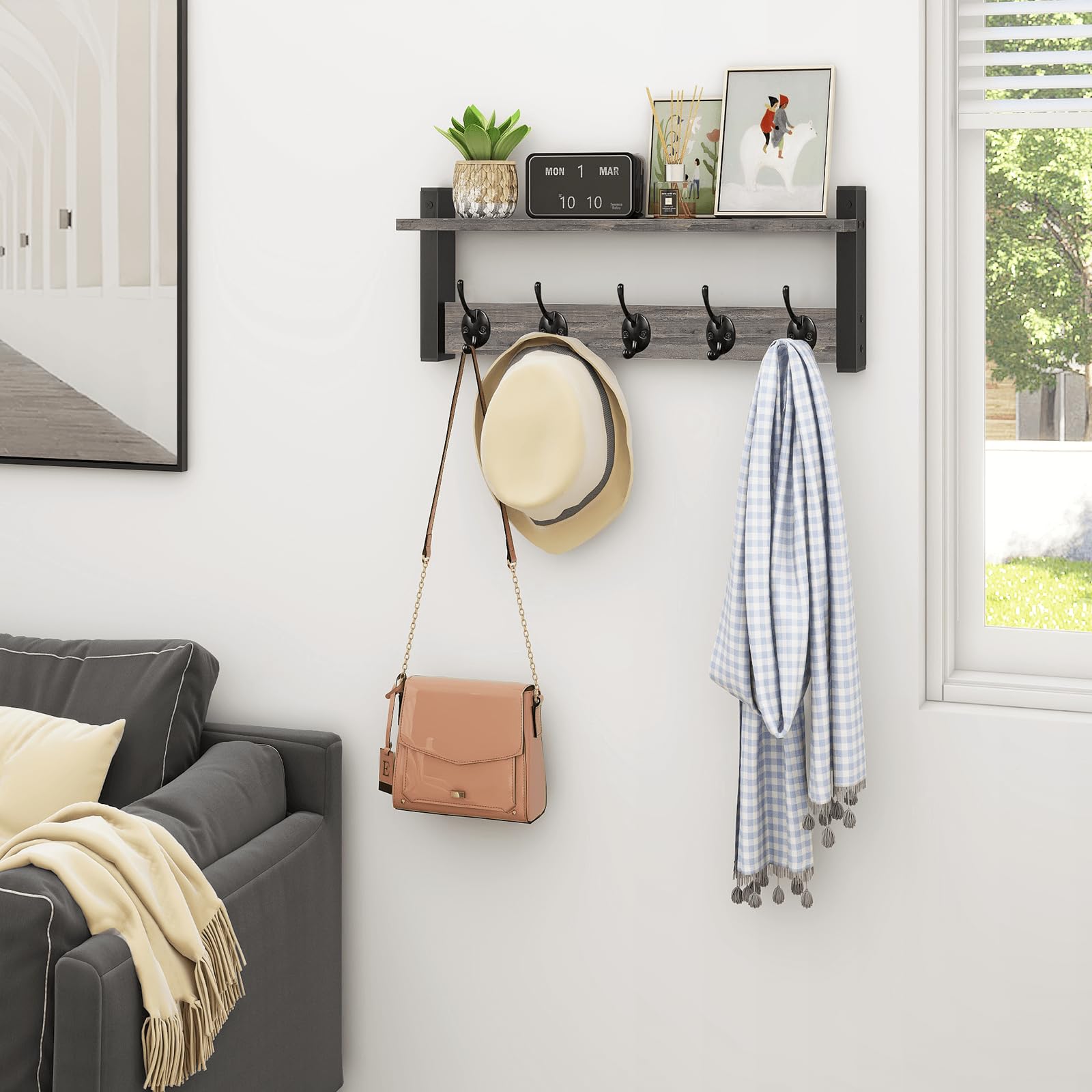 Homode rack next to common items to show size and scale for planning