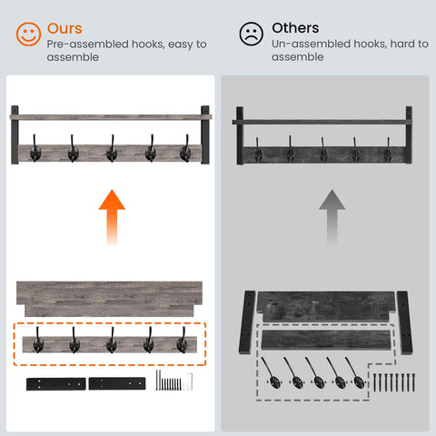 Homode mounting hardware and pre-drilled holes ready for fast, secure installation