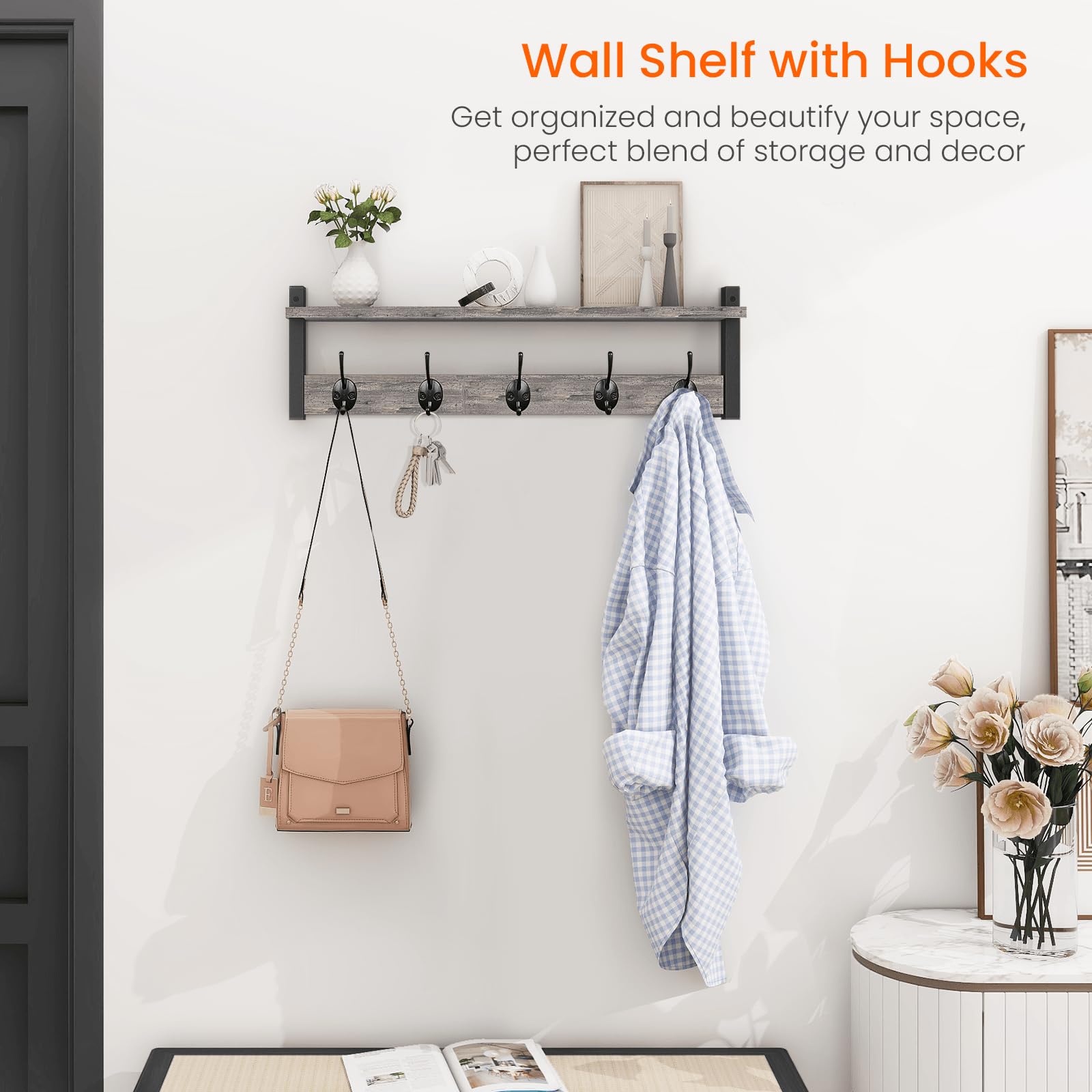 Homode close-up of chipboard shelf texture highlighting durable shelf surface and neat styling
