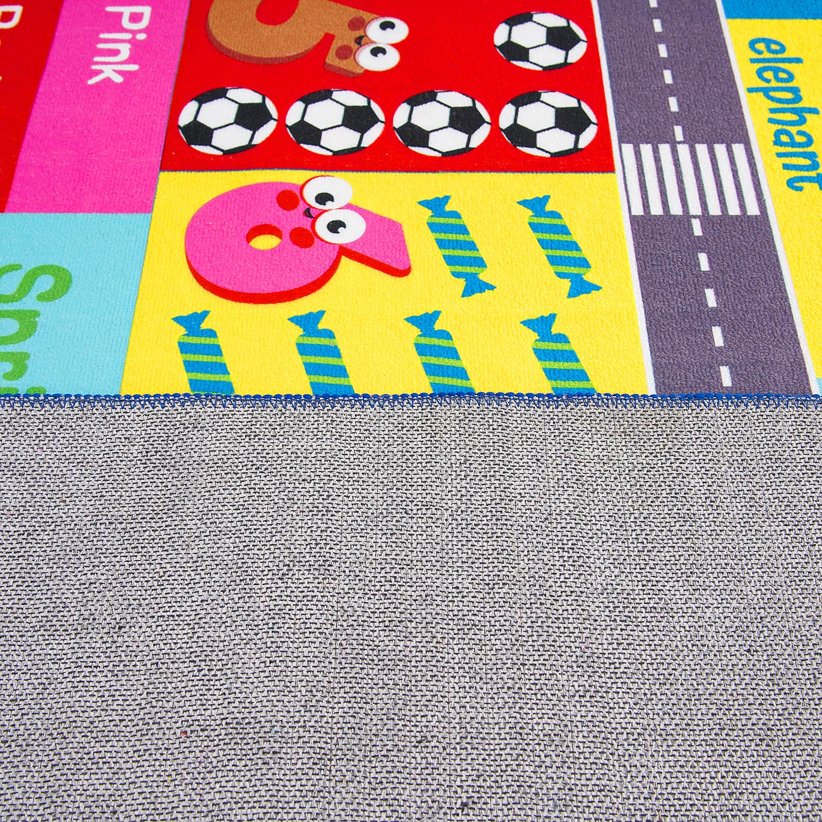 HOMORE educational rug in playroom creating an inviting learning space