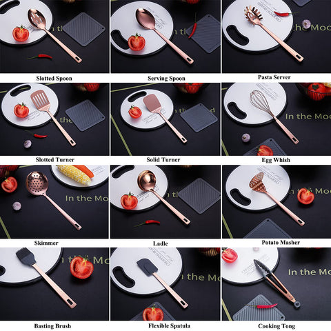 HOMQUEN utensil holder on countertop keeping tools organized and within reach