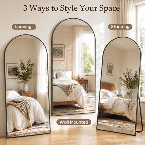 Homsion mirror reflecting living room light, brightens and expands space benefit