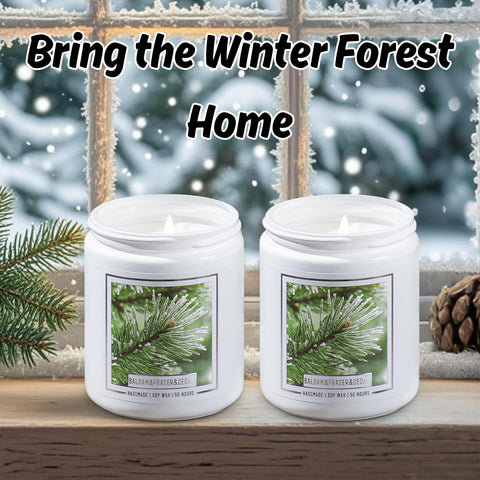 Homsolver 7oz candle held in hand to show scale and convenient compact size